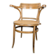 Fauteuil de bureau en bois courbé