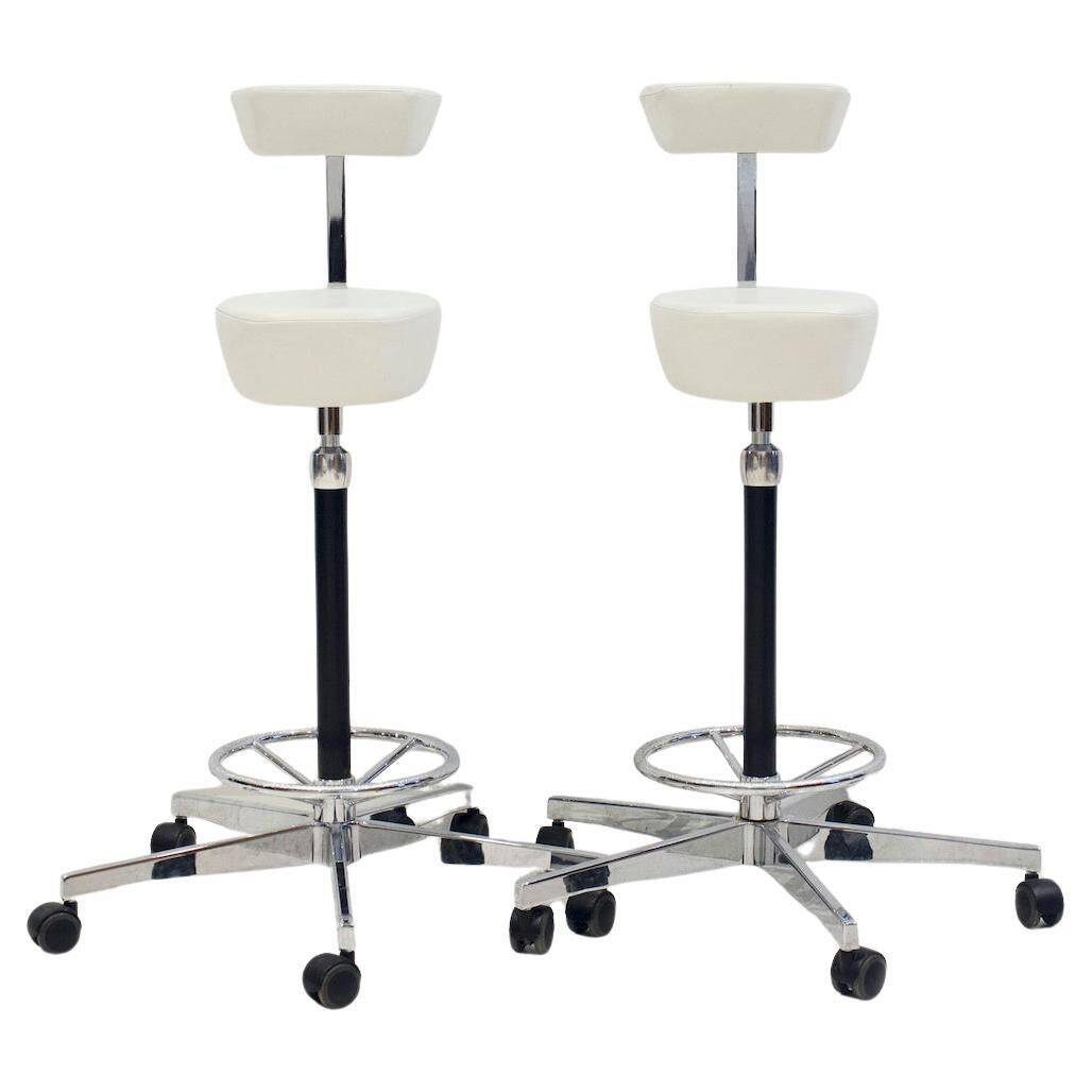 Nelson White chair pair for Vitra
