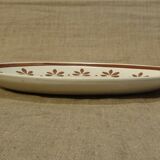 Ravier earthenware Salins décor Jurançon painted vintage hand