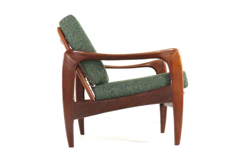 De Ster armchair ladies model - dutch mid century modern design in teak