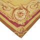 Handmade European Vintage Aubusson Kilim 271 cm x 362 cm