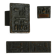 A set of solid 1970s Brutalist pull handles with letter slot and doorbell