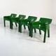 GREEN GAUDI CHAIR BY VICO MAGISTRETTI FOR ARTEMIDE, 1970