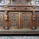 19th-century walnut buffet with two bodies.