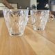 2 thick glass mugs
