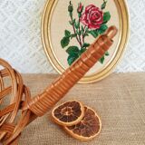 Rattan basket with handle -vintage