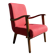 Armchair from the 1960s, Polish People's Republic, after complete renovation, wool.
