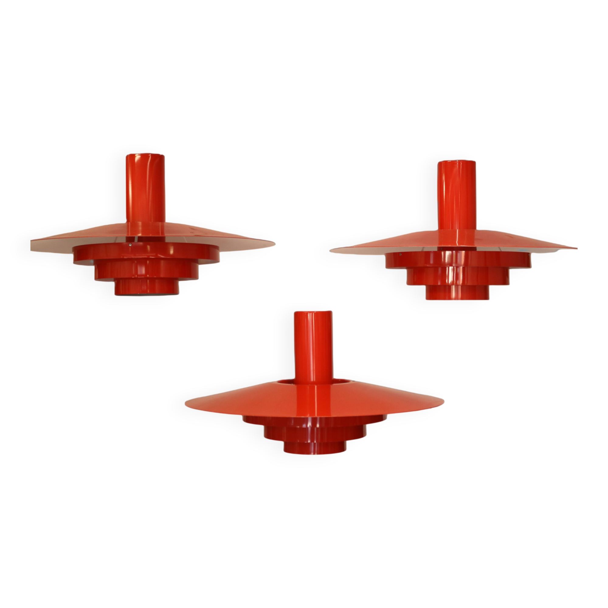 Karlebo XXL pendant lamps by Skaarup and Jespersen for Fog and Morup - 3 pc