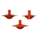 Karlebo XXL pendant lamps by Skaarup and Jespersen for Fog and Morup - 3 pc