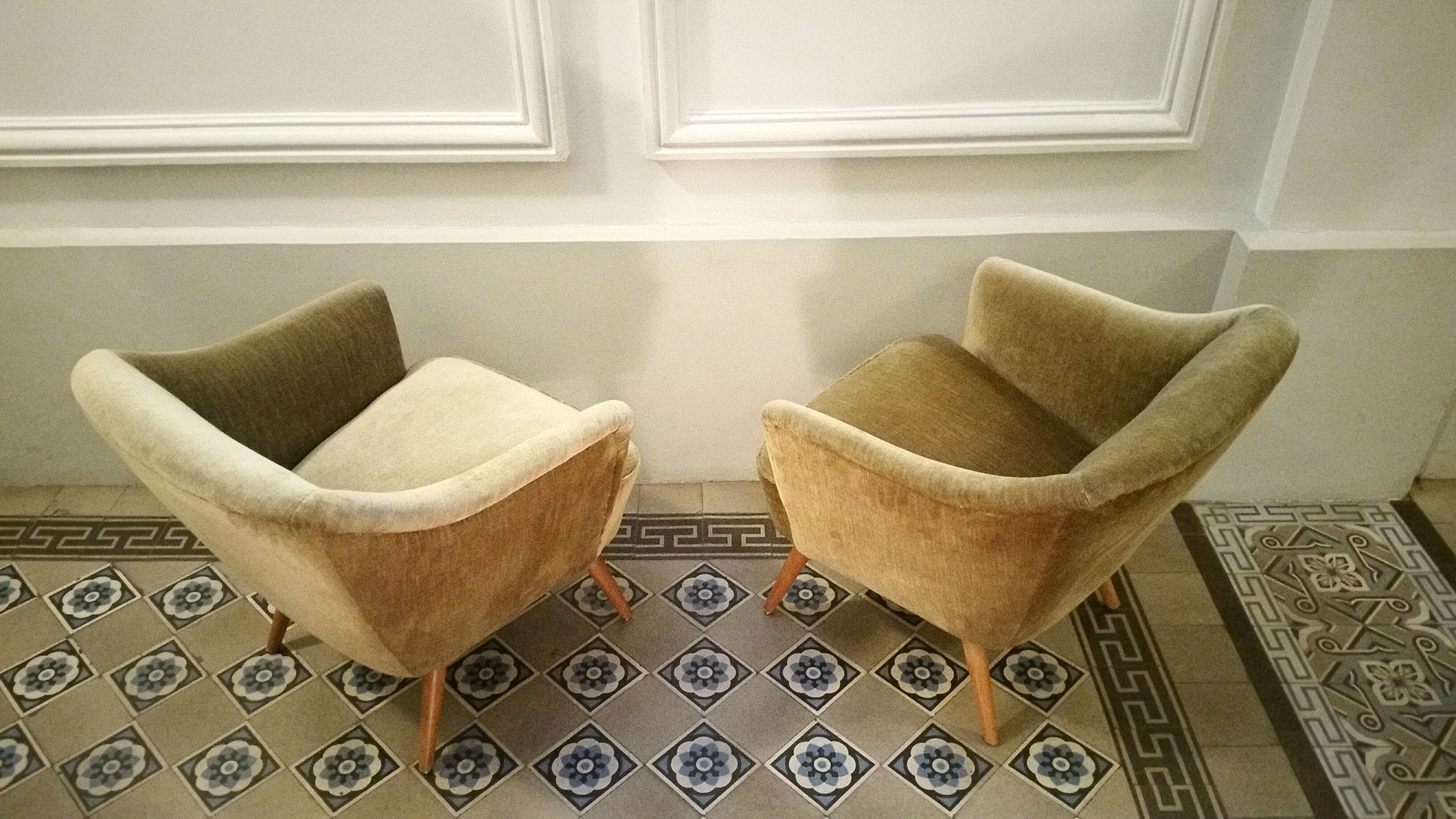 Danish Chair organic years 50/60 bronze