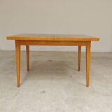 Extendable lacquered table czechoslovakia trud 1960