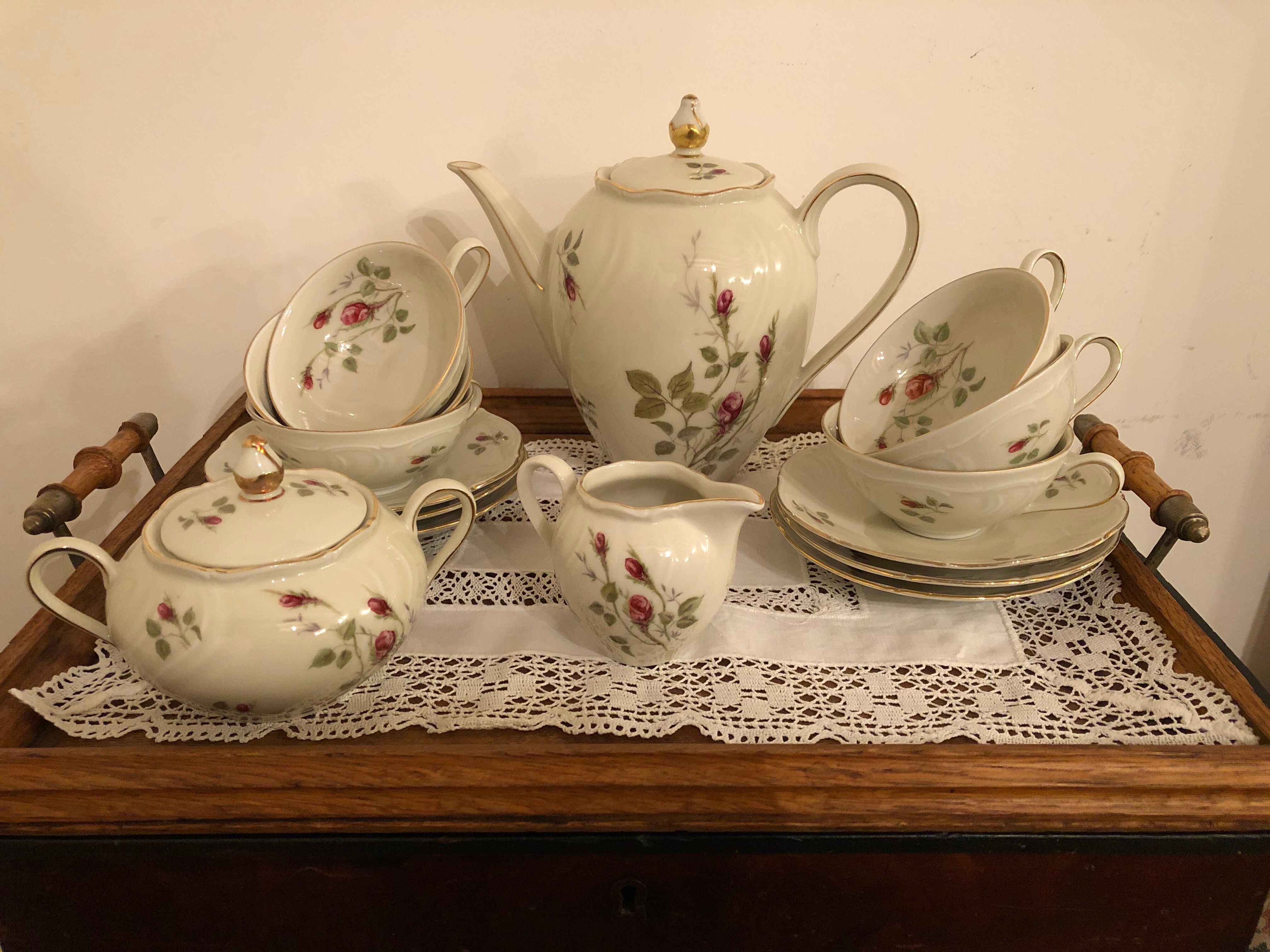 Swiss porcelain tea or coffee service