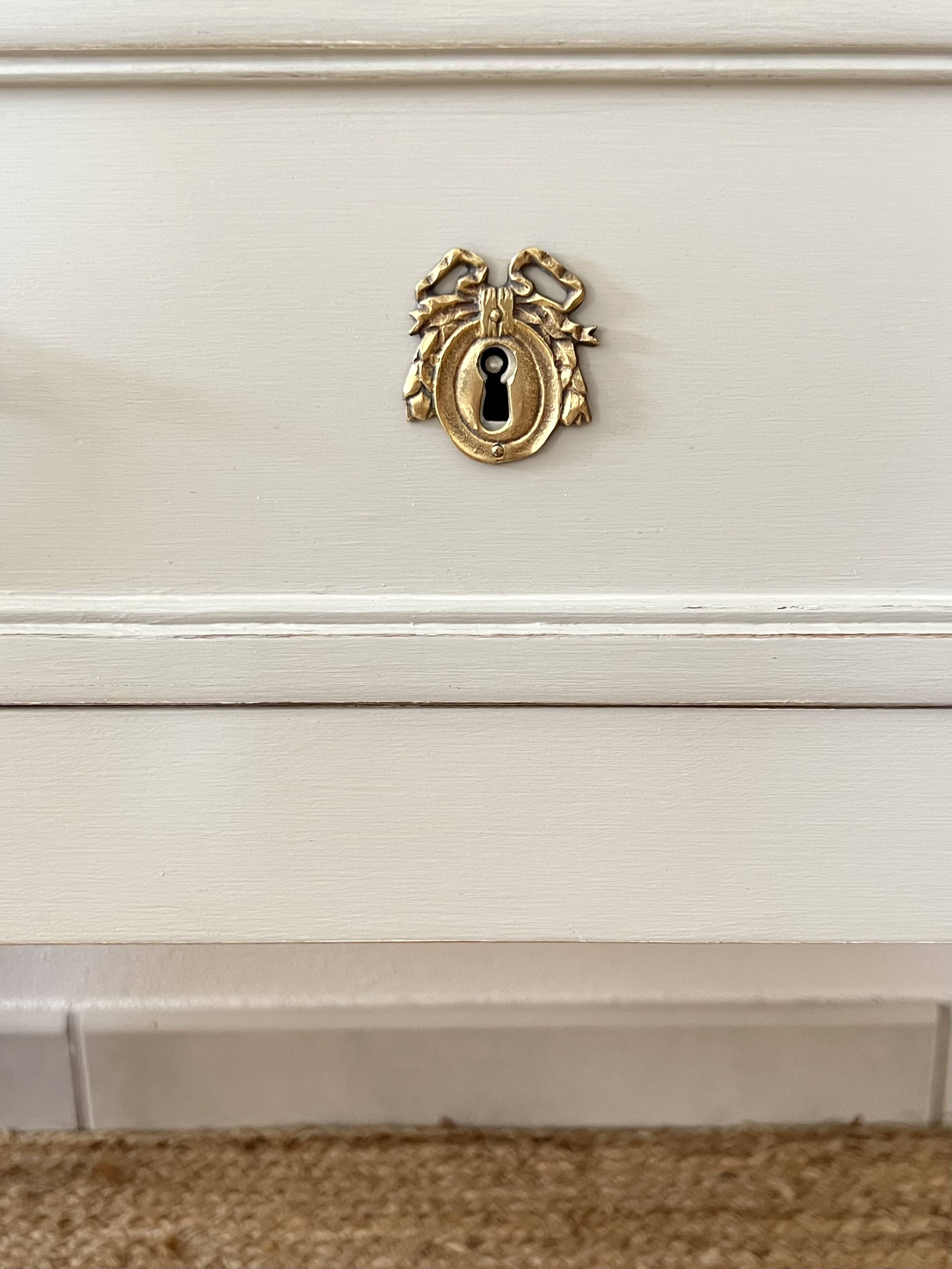 Louis XVI style chest of drawers known as sauteuse