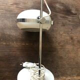 Vintage white lamp adjustable globe