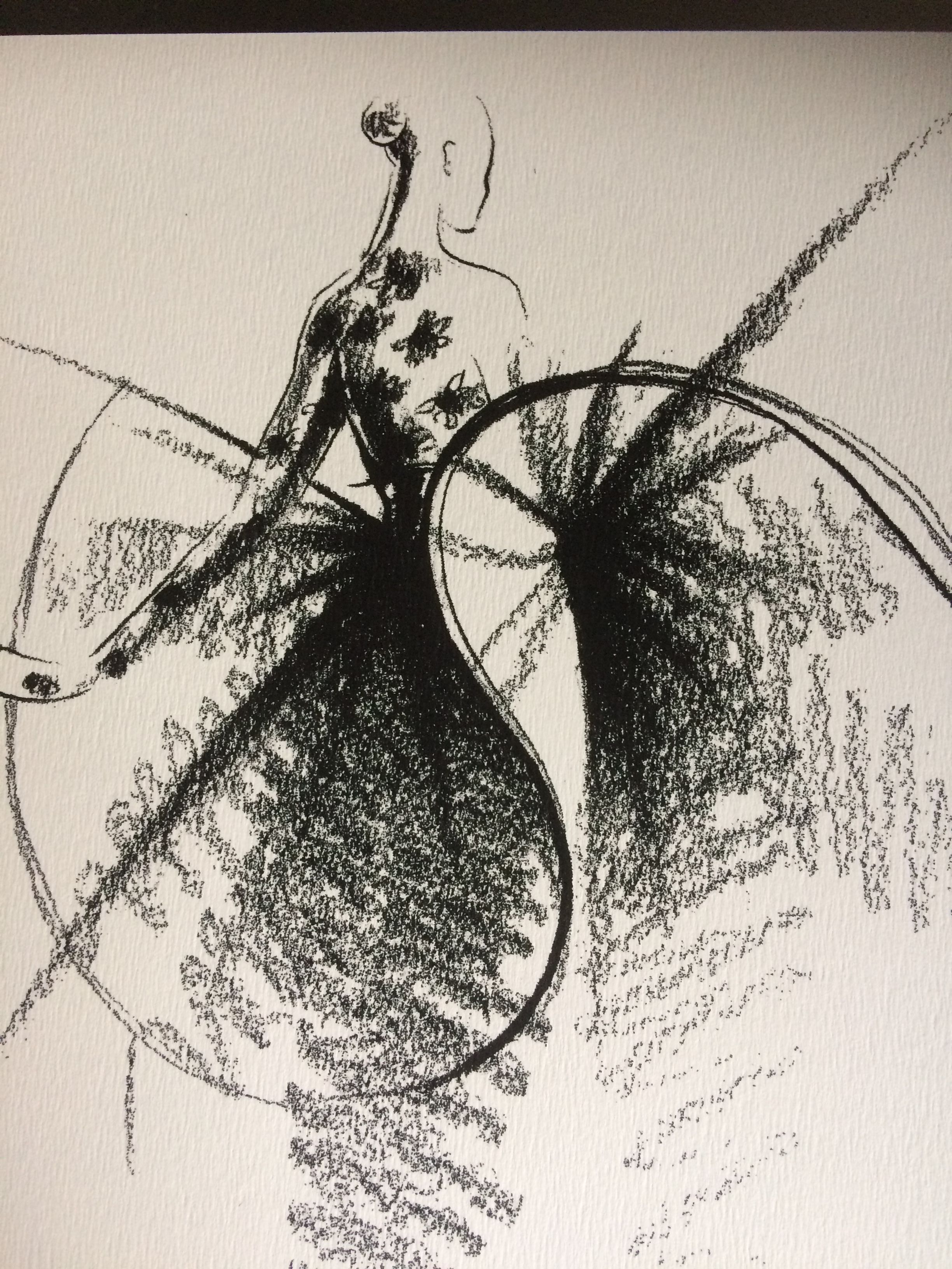 PIERRE CARDIN: Superb fashion ILLUSTRATION press - end of the 1980s.