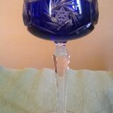 Verre à pied en cristal de Bohème