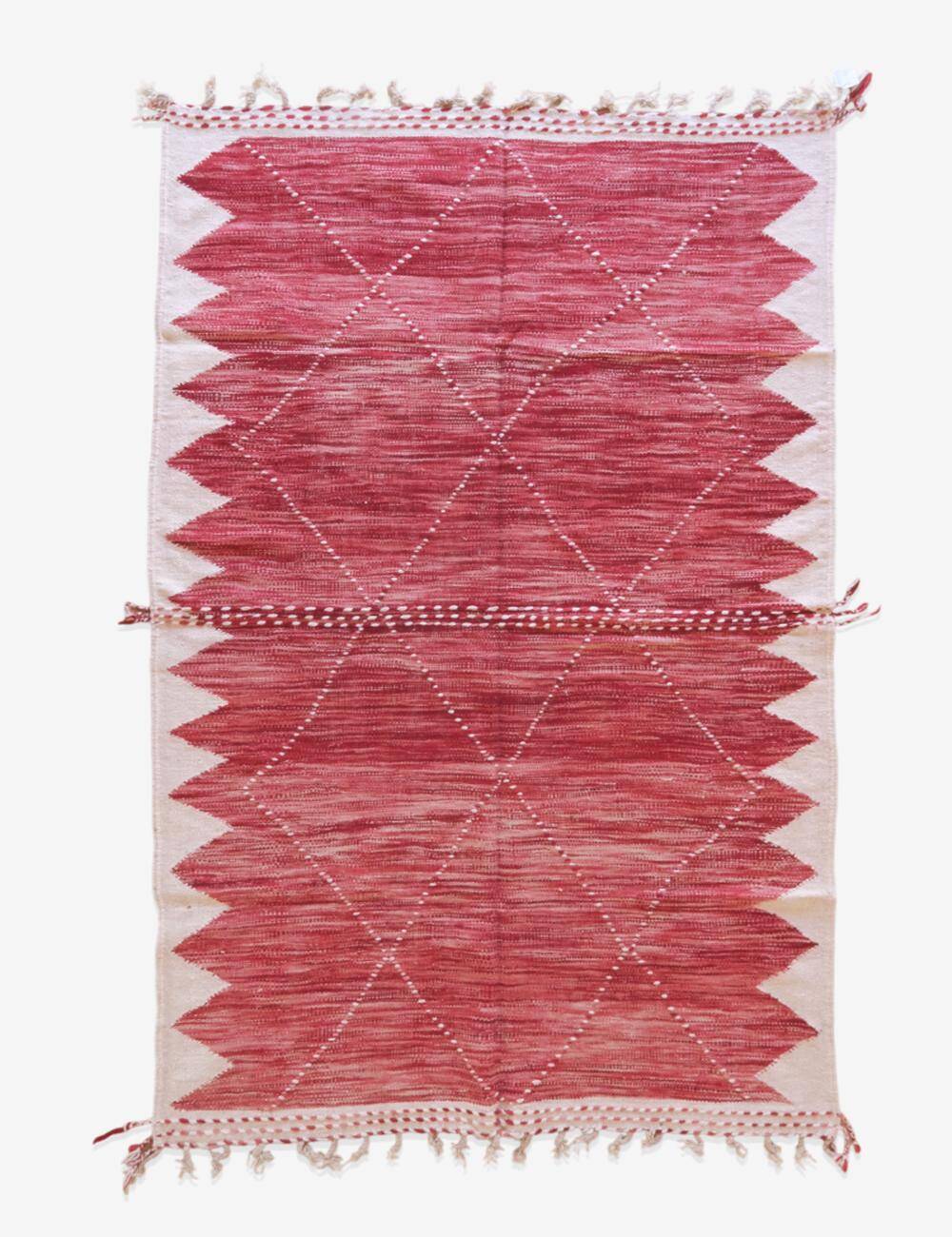 Raspberry Kilim Rug - 306 x 203 cm