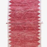 Raspberry Kilim Rug - 306 x 203 cm