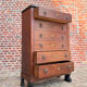 Pope françois-ignace, secretary in mahogany from the consulate period stamped