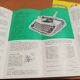 Vintage Olympia Splendid 66 machine + bag + manual