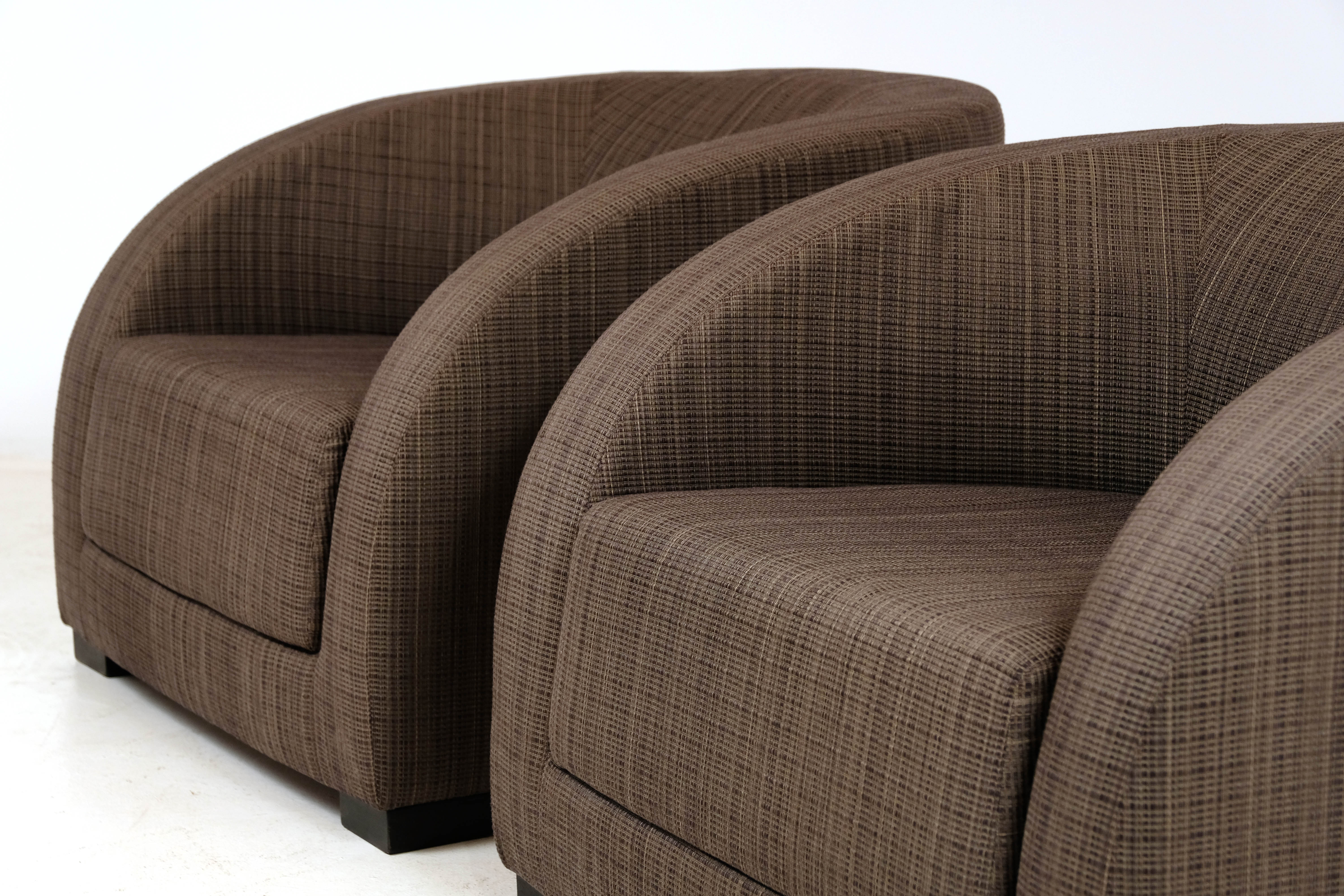 Paire de fauteuils d’Essex par Armani Casa