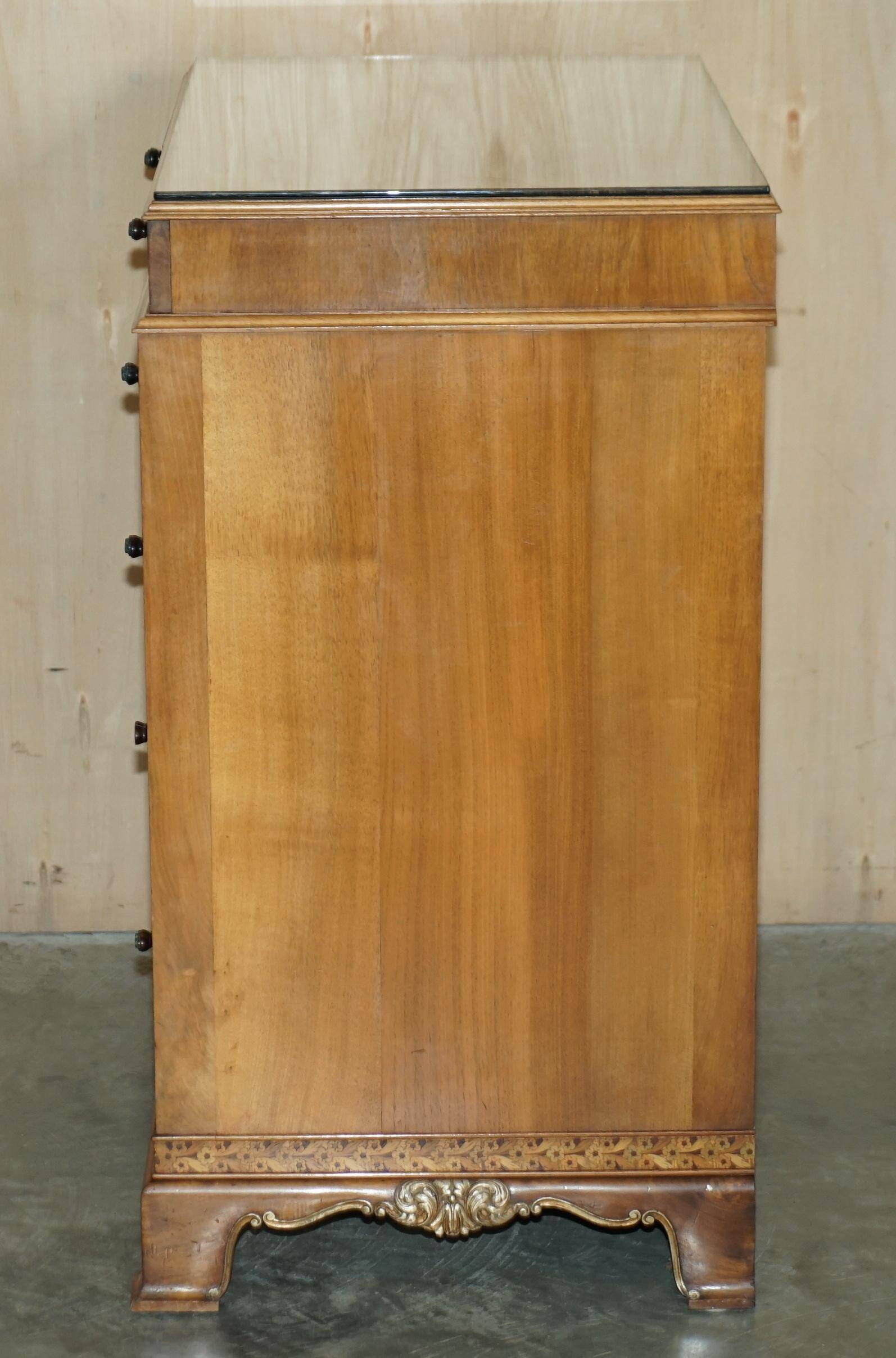 Burr Walnut Commode Waring & Gillow