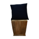 Navy blue upcycled cushion cover in wool 40x40cm