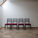 Set of mid-century scandinavian dining chairs