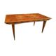 Table extensible Art Déco en ronce de noyer