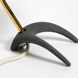 Small Mid Century crow's foot table lamp by Karl Heinz Kinsky for Cosack