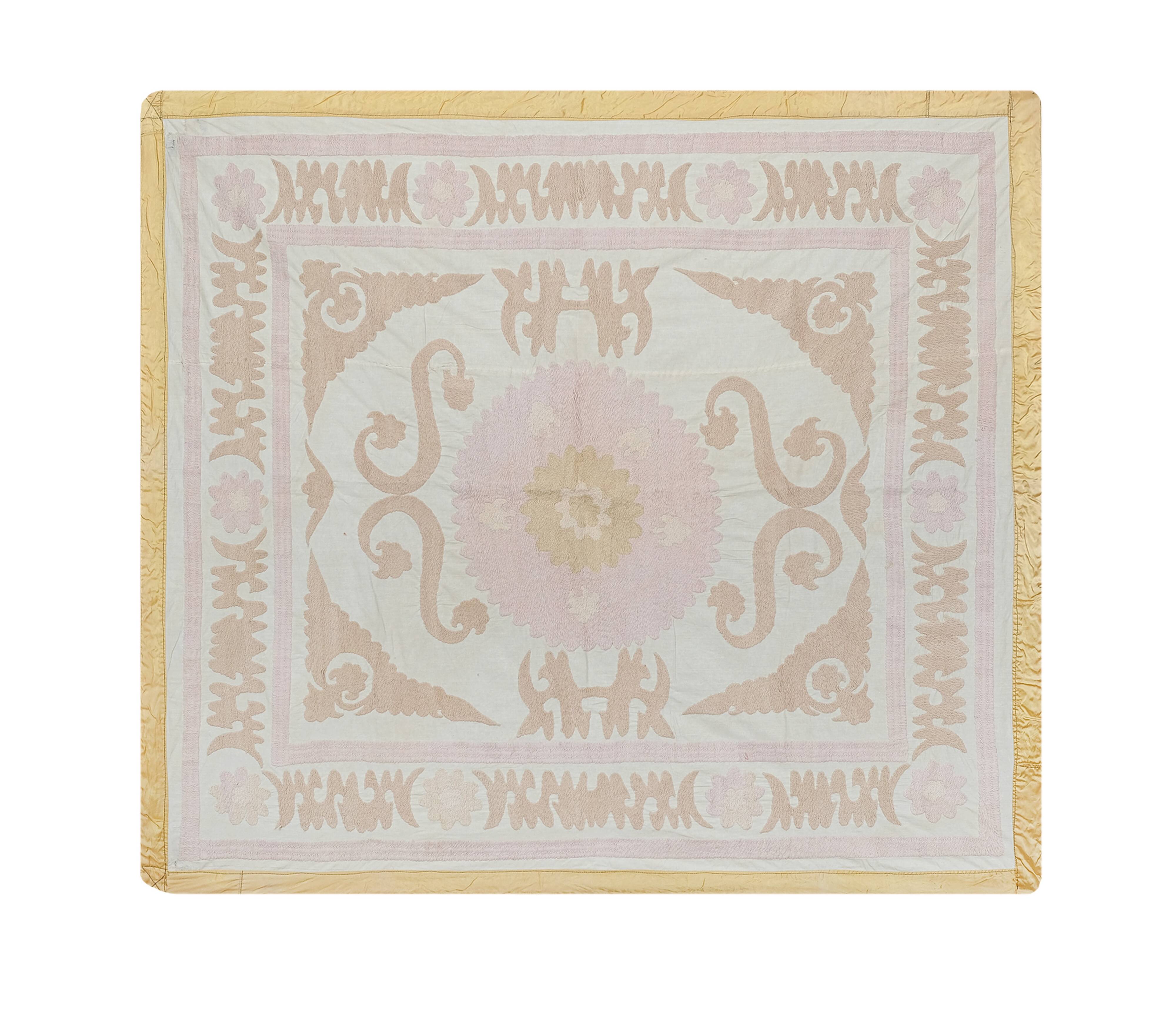 Hand knotted rug, vintage Turkish rug 120x139 cm