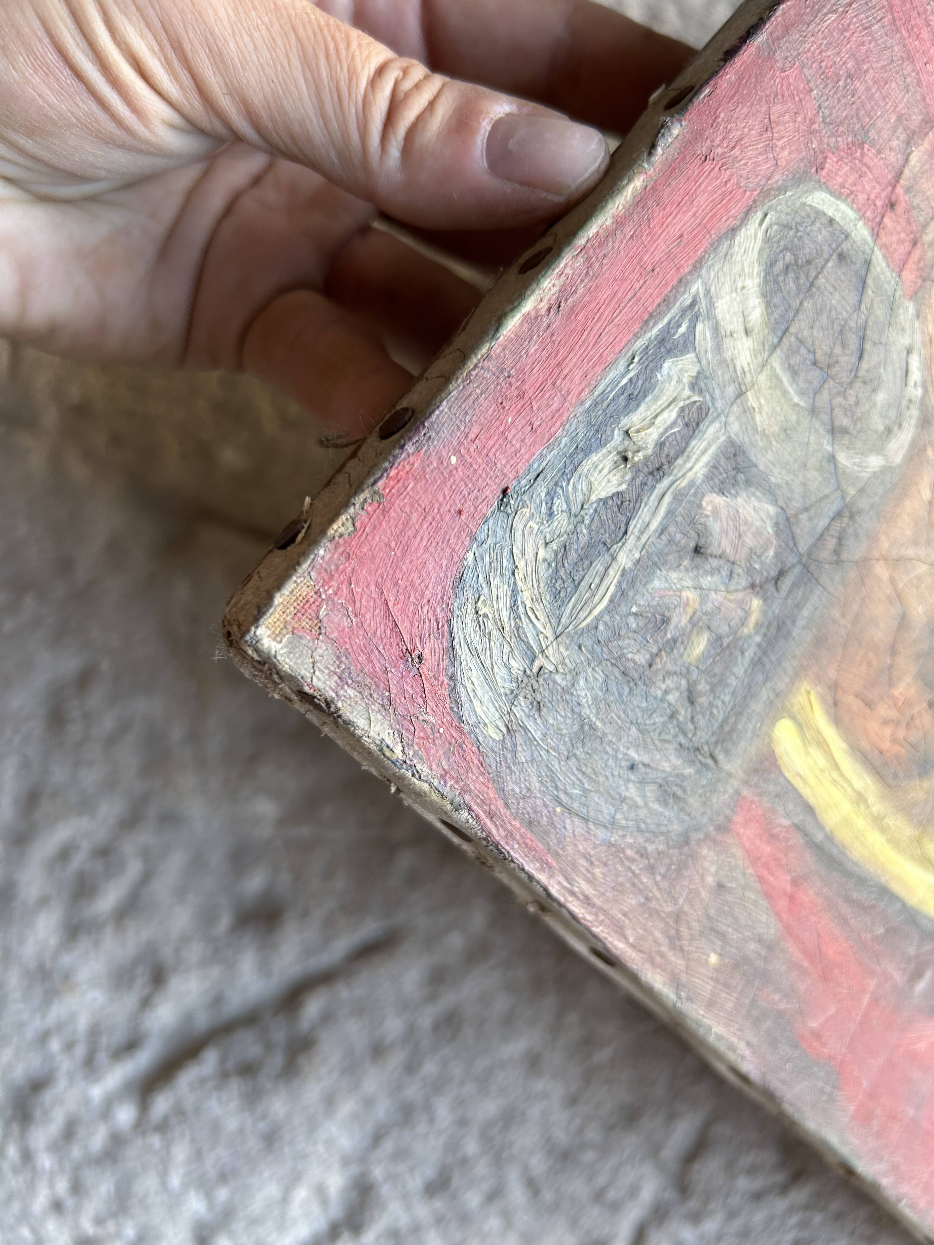Tableau ancien signé Back, 1943