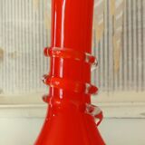 Vase soliflore "arum" en verre soufflé Murano