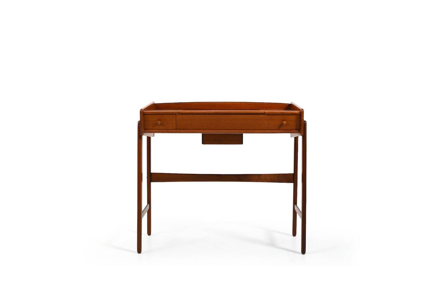 Fine Danish Vanity Table or Desk in Teak