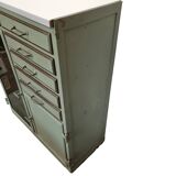 Heavy French Art Deco dentist cabinet, 1920/30s