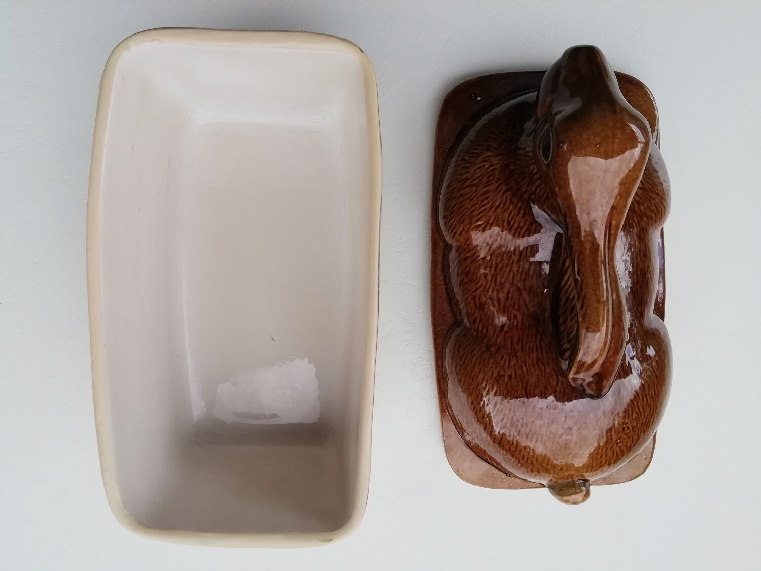 Rabbit barbotine terrine