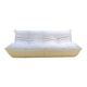 French Togo sofa in white cow leather by Michel Ducaroy for Ligne Roset.