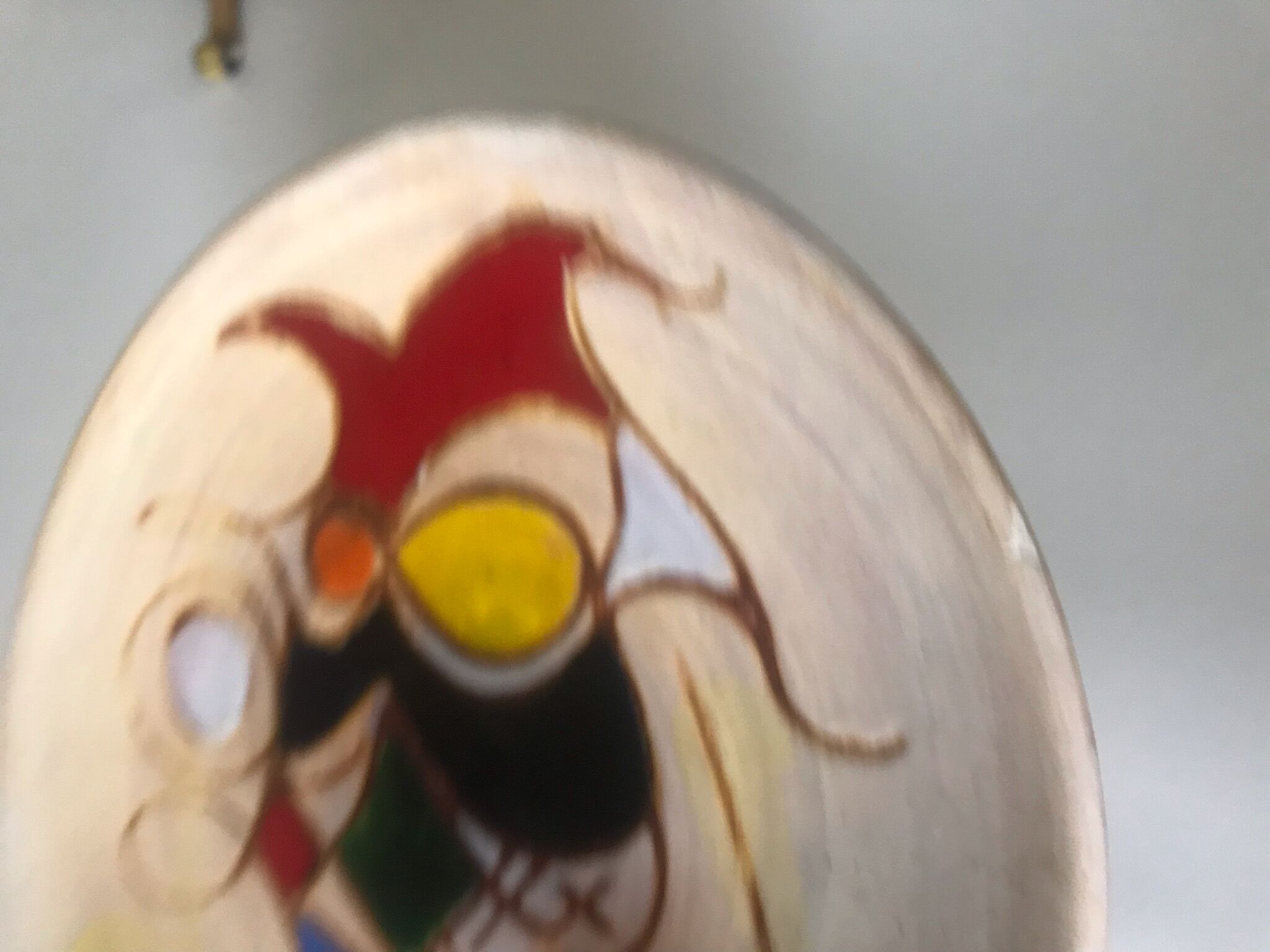 Empty plate ceramic pockets vallauris Annees 60