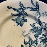 Flat plate 1960 ceramic Lucette 20cm Terre de fer old vintage