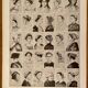 Lithograph on breton headdresses from 1926 (Finistère Morbihan Loire Inférieure)