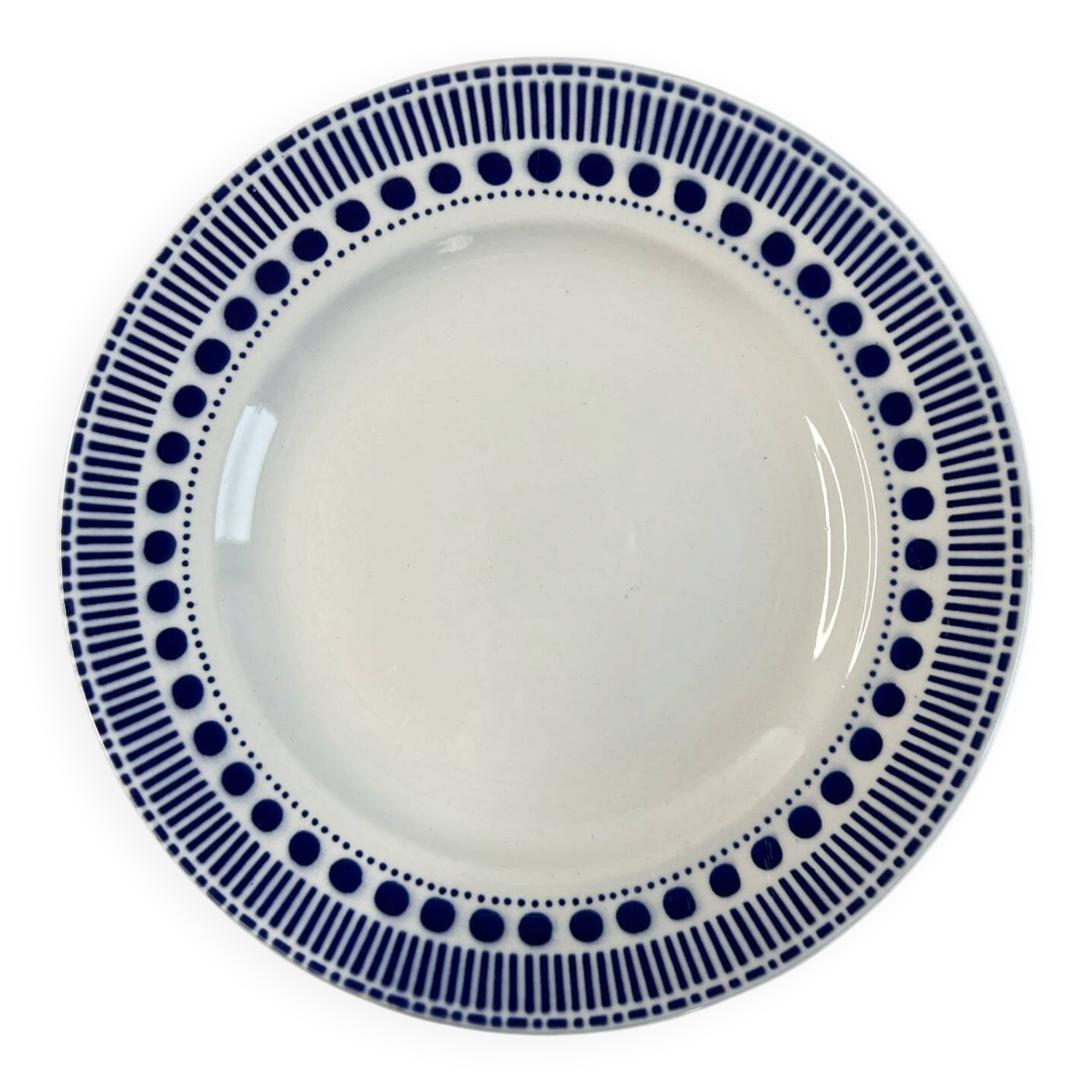 Assiette plate Sarreguemines collection Béatrice