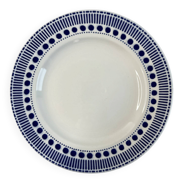 Flat plate Sarreguemines Béatrice collection 22.5cm