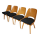 Dining Chairs by Radomir Hoffman for Ton, 1950s, Set of 4