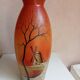 old vase signed henri martin painted by hand