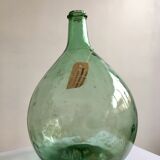 Ancient green demijohn 10L capacity
