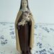Statue ancienne de Sainte Thérèse de Lisieux, Figurine religieuse en plâtre