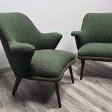 Fauteuils boucle du milieu du siècle