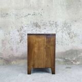 Solid wood bedside table from the 50s.