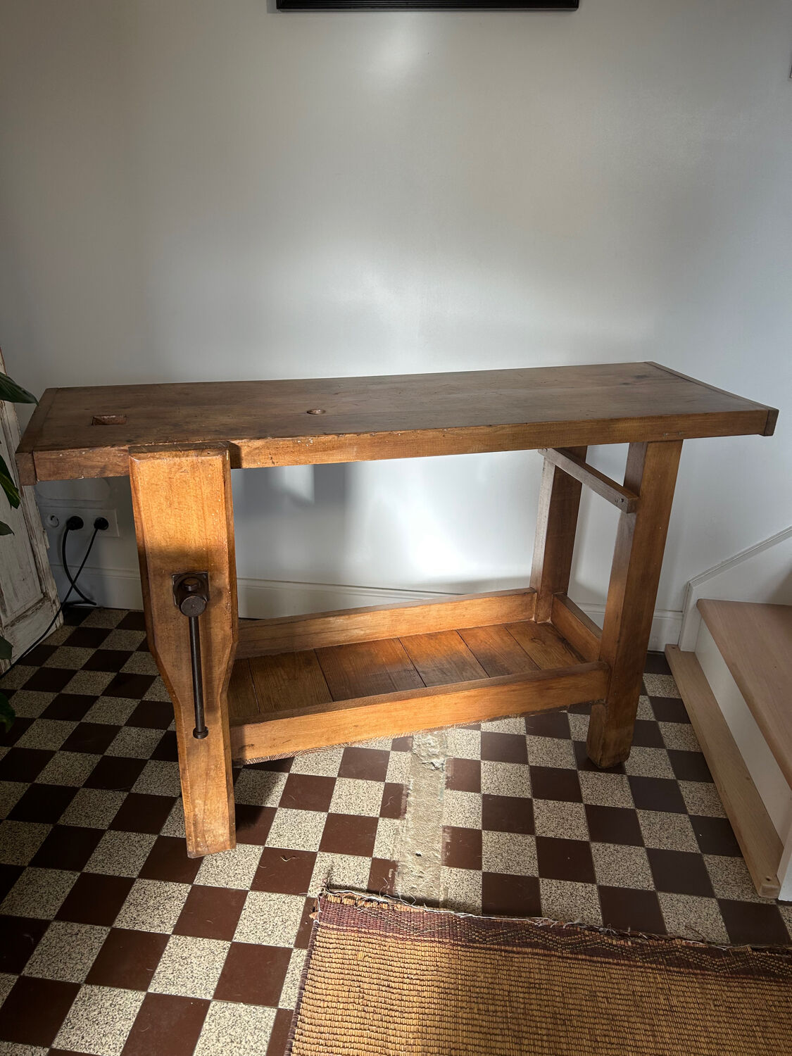 Vintage beech table