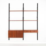Teak shelving unit, Danish design, 1960s, production: Denmark